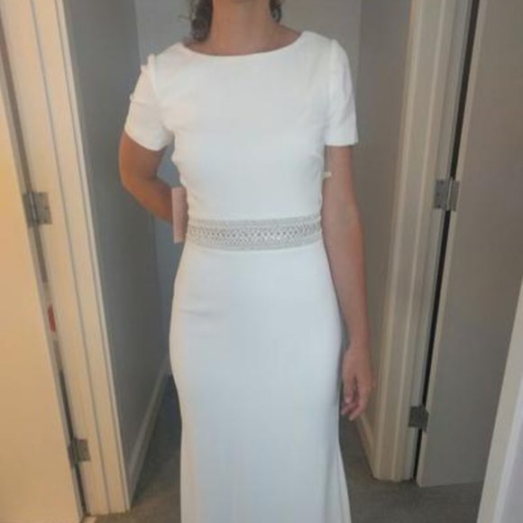 BHLDN Badgley Mischka Alice Wedding Gown Size 12 NEW - Picture 8 of 10